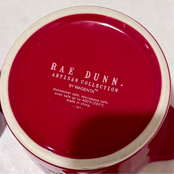 Rae Dunn Set of Two (2) XOXO Ceramic Mini Casserole Dishes in Red - Picture 9 of 9